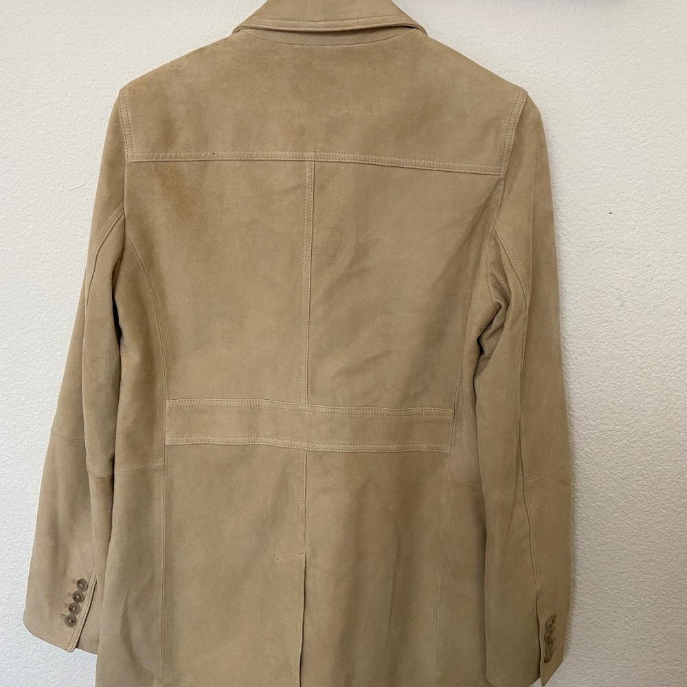 NWT Banana Republic Womens Heritage Briar Suede Blazer Jacket - Picture 5 of 8